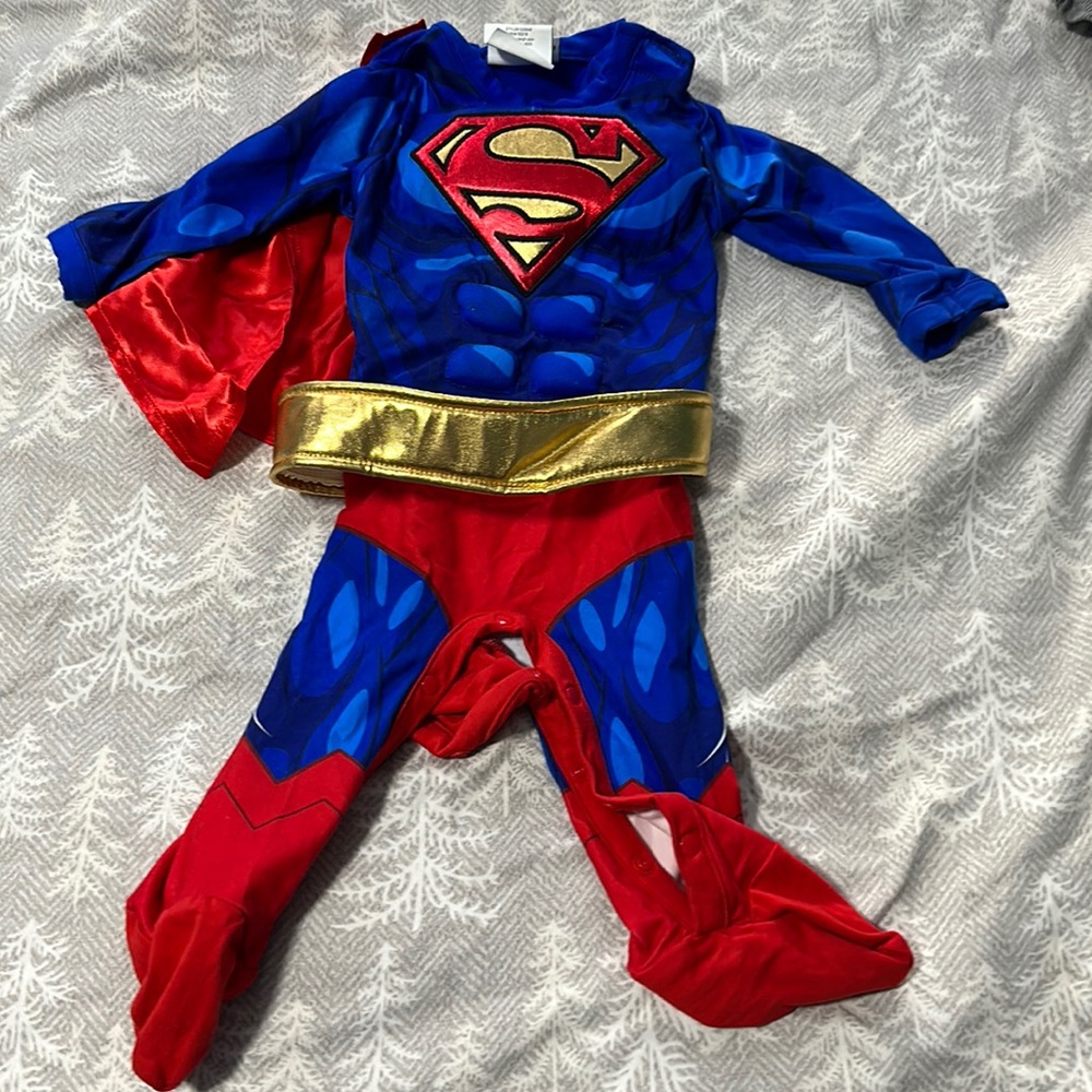 Superman costume 0-6 months